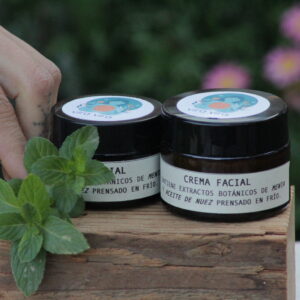 Crema facial de menta